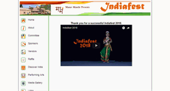 Desktop Screenshot of indiafestbrevard.org